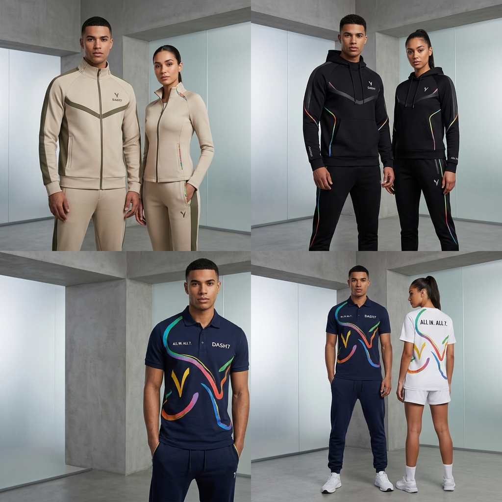 DASH7 men's and women's tracksuits